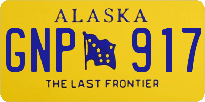 AK license plate GNP917