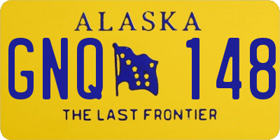 AK license plate GNQ148