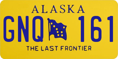 AK license plate GNQ161