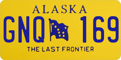 AK license plate GNQ169