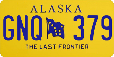 AK license plate GNQ379