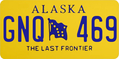 AK license plate GNQ469