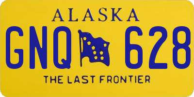 AK license plate GNQ628