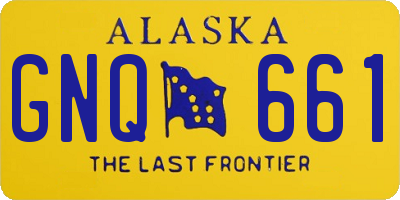 AK license plate GNQ661