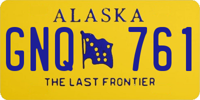 AK license plate GNQ761