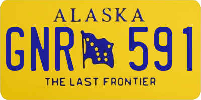 AK license plate GNR591