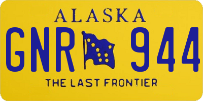 AK license plate GNR944