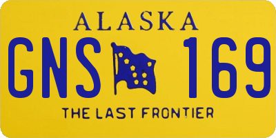 AK license plate GNS169