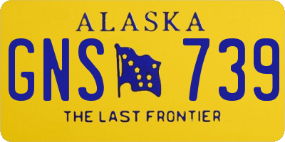 AK license plate GNS739