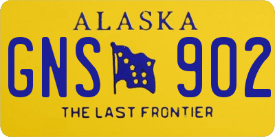 AK license plate GNS902