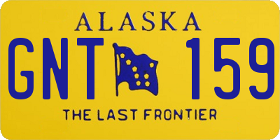 AK license plate GNT159