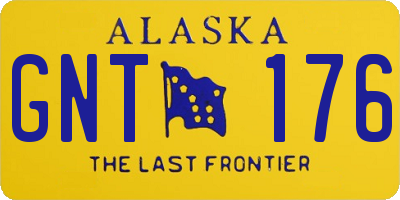 AK license plate GNT176