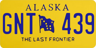 AK license plate GNT439