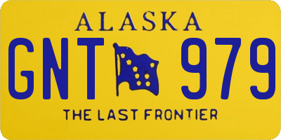 AK license plate GNT979