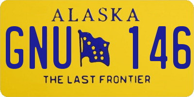 AK license plate GNU146