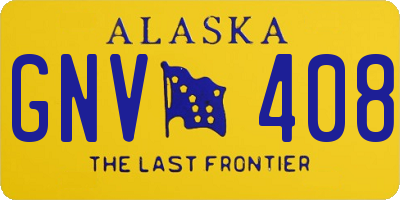 AK license plate GNV408