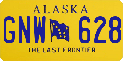 AK license plate GNW628