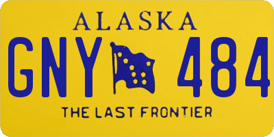 AK license plate GNY484