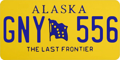 AK license plate GNY556