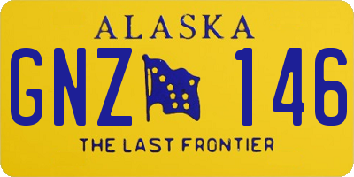 AK license plate GNZ146