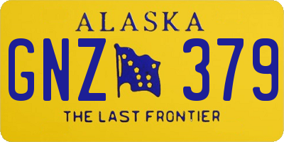 AK license plate GNZ379