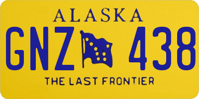 AK license plate GNZ438