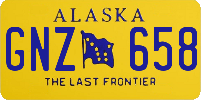 AK license plate GNZ658