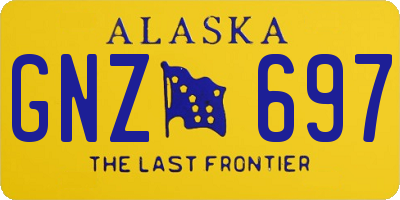 AK license plate GNZ697