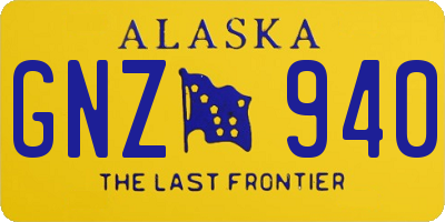 AK license plate GNZ940