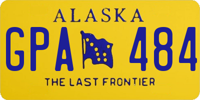 AK license plate GPA484