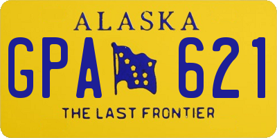AK license plate GPA621