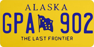 AK license plate GPA902