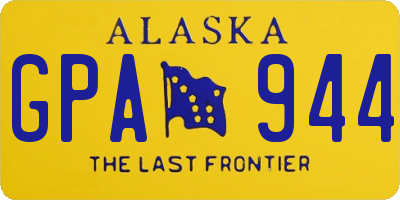 AK license plate GPA944