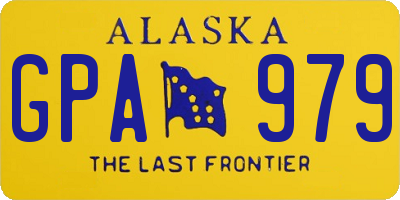 AK license plate GPA979