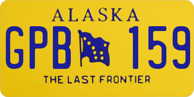 AK license plate GPB159