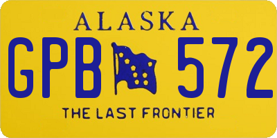 AK license plate GPB572