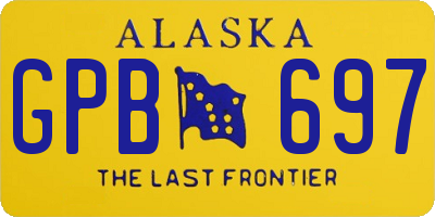 AK license plate GPB697