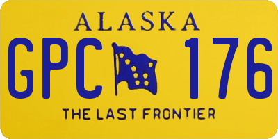 AK license plate GPC176