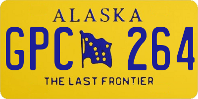 AK license plate GPC264