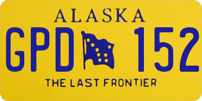 AK license plate GPD152