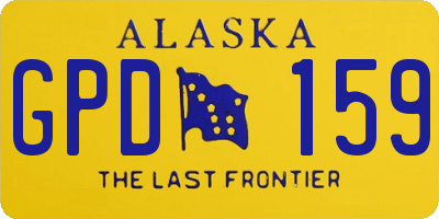 AK license plate GPD159