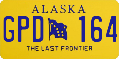 AK license plate GPD164