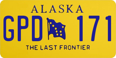 AK license plate GPD171