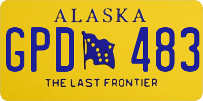 AK license plate GPD483