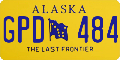 AK license plate GPD484