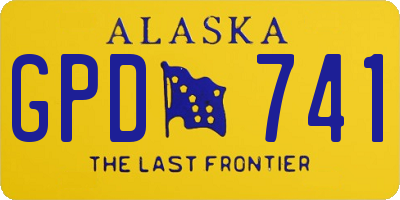 AK license plate GPD741