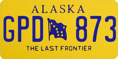 AK license plate GPD873