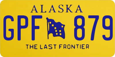 AK license plate GPF879