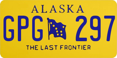 AK license plate GPG297