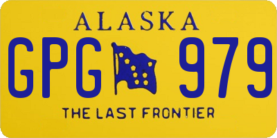 AK license plate GPG979